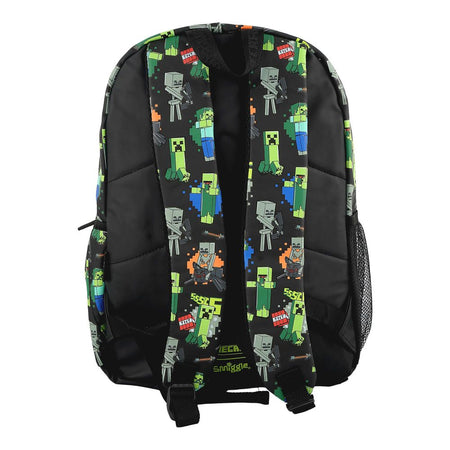 SJ Kids Smiggle School Bag, 16 Inches, Mine Craft, SMI-124 - Image 5