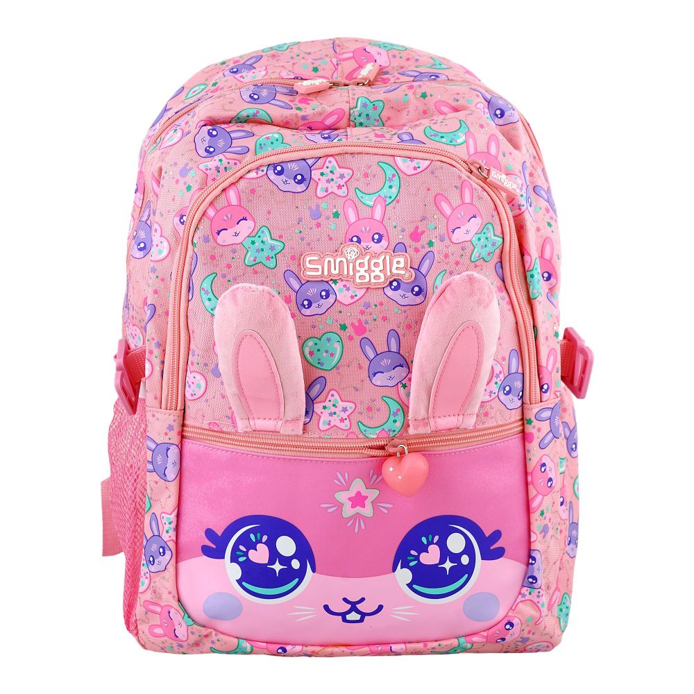 SJ Kids Smiggle School Bag, 16 Inches, Bunny, SMI-124 - Image 2