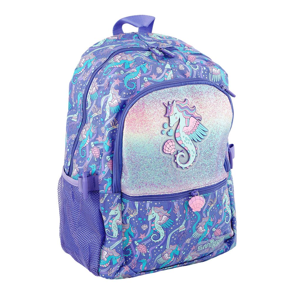 SJ Kids Smiggle School Bag, 16 Inches, Sea Horse, SMI-124 - Main Image
