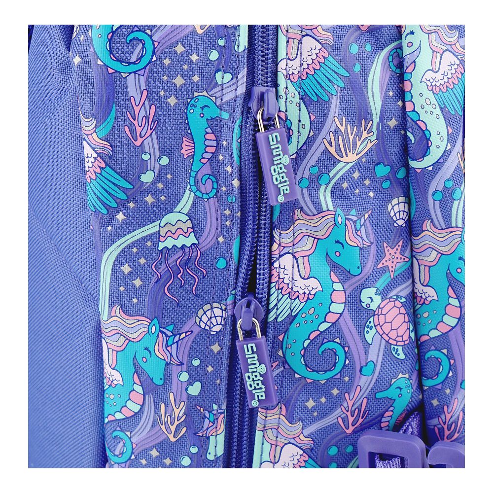 SJ Kids Smiggle School Bag, 16 Inches, Sea Horse, SMI-124 - Image 6