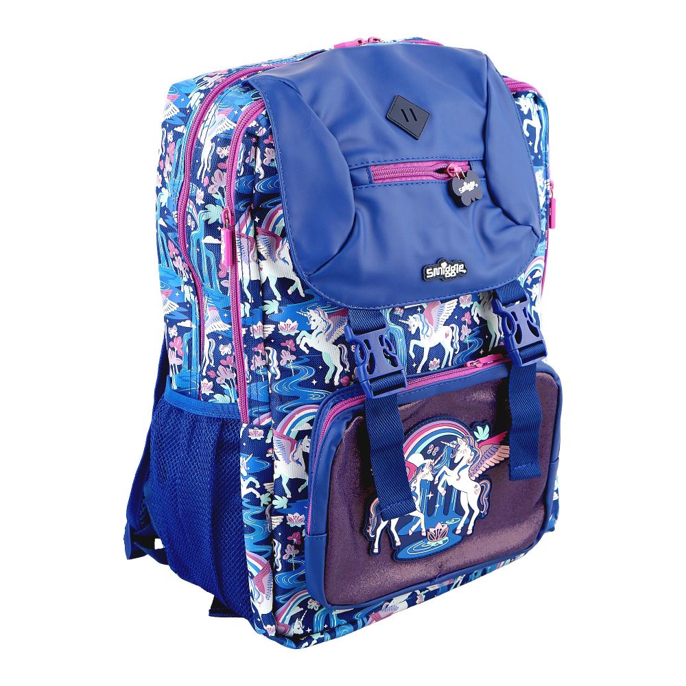 SJ Kids Smiggle School Bag, 18 Inches, Unicorn B, SMI-123 - Main Image