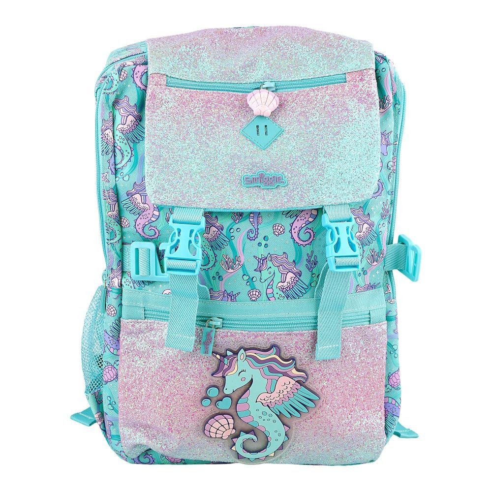 SJ Kids Smiggle School Bag, 18 Inches, Sea Horse, SMI-123-A - Image 2