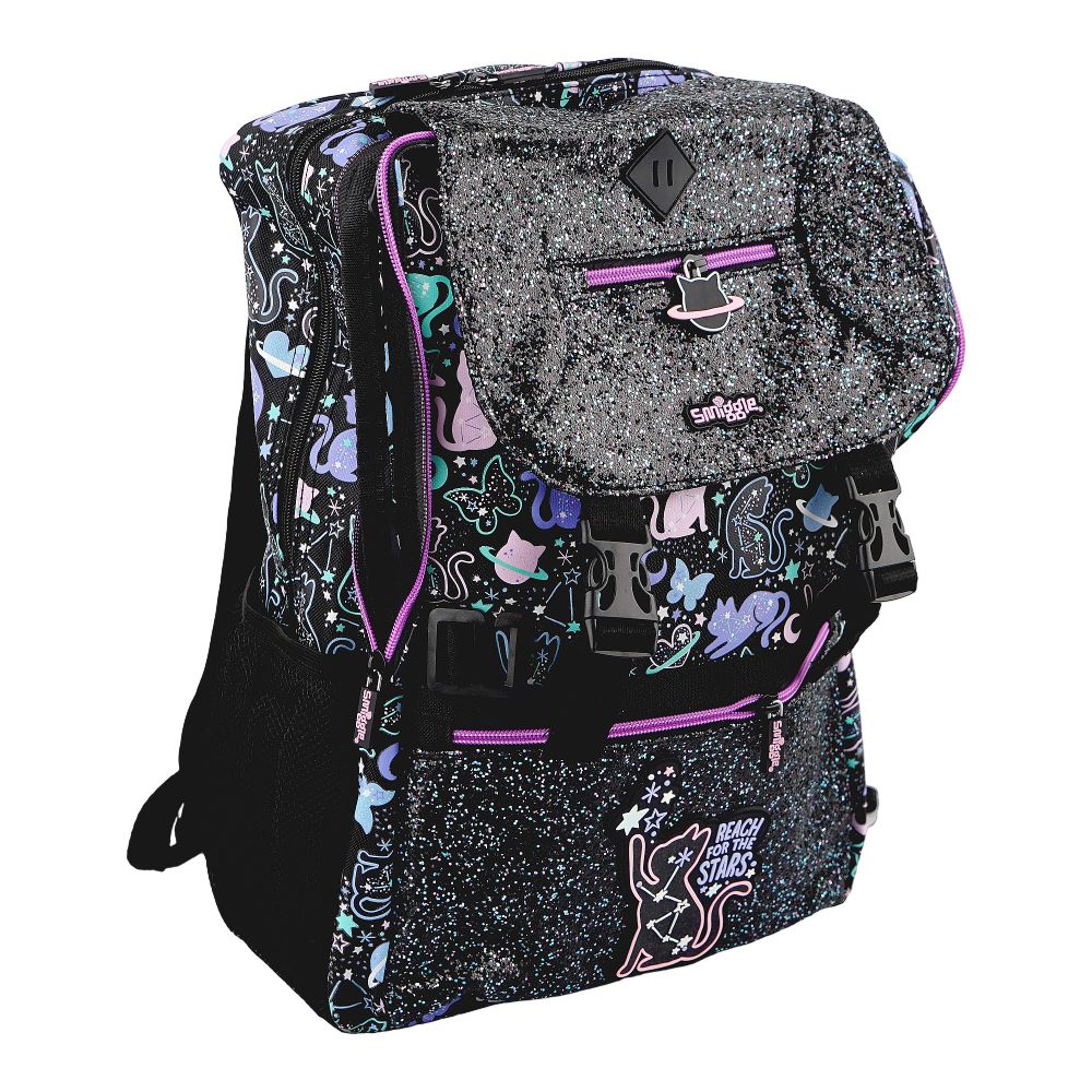 SJ Kids Smiggle School Bag, 18 Inches, Cat, SMI-123 - Main Image