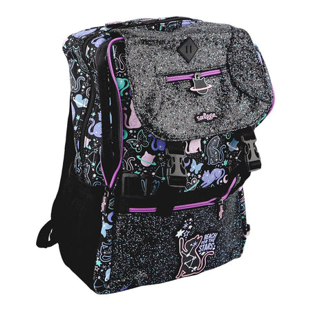 SJ Kids Smiggle School Bag, 18 Inches, Cat, SMI-123 - Main Image