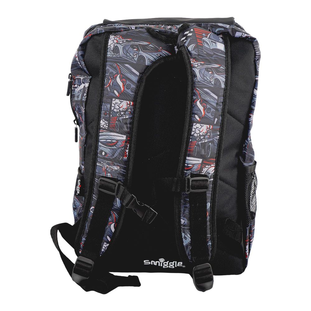 SJ Kids Smiggle School Bag, 18 Inches, Car, SMI-123 - Image 5