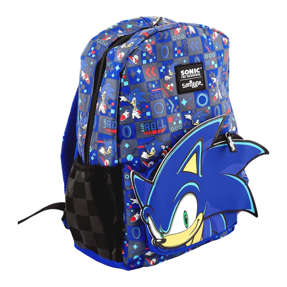 SJ Kids Smiggle School Bag, 14 Inches, Sonic, SMI-126 - Main Image