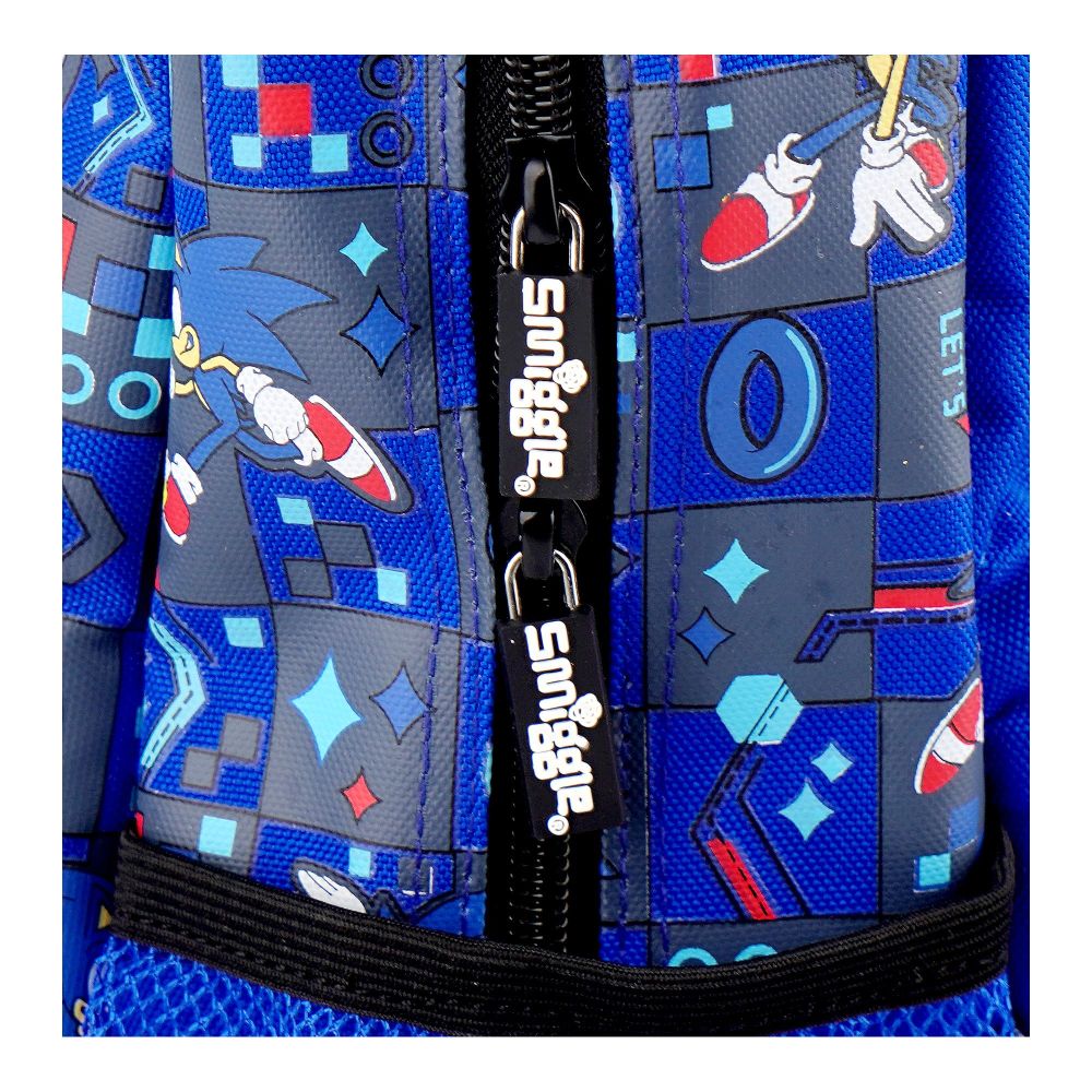 SJ Kids Smiggle School Bag, 14 Inches, Sonic, SMI-126 - Image 6