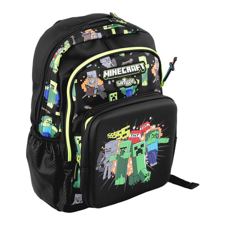 SJ Kids Smiggle School Bag, 14 Inches, Mine Craft, SMI-126 - Main Image