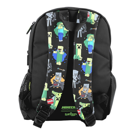 SJ Kids Smiggle School Bag, 14 Inches, Mine Craft, SMI-126 - Image 5