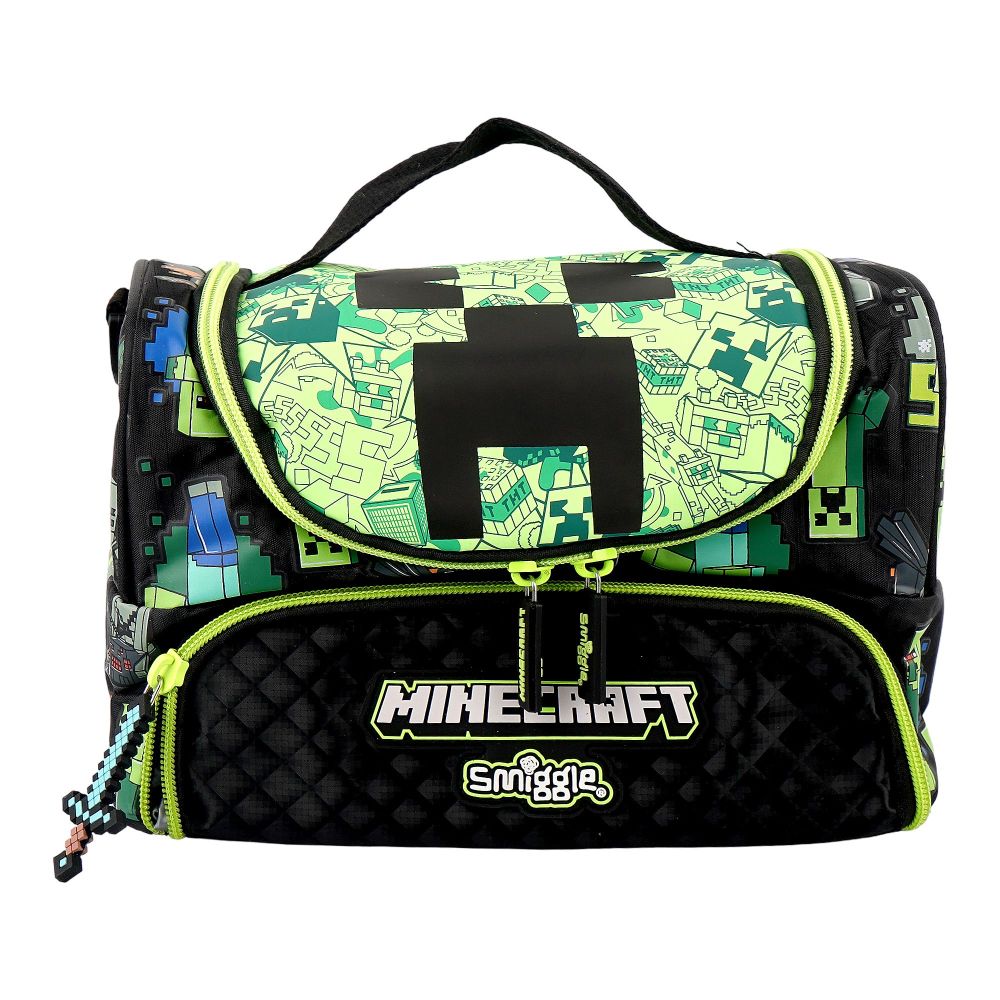 SJ Kids Smiggle Lunch Bag, Mine Craft, SMI-104 - Image 4