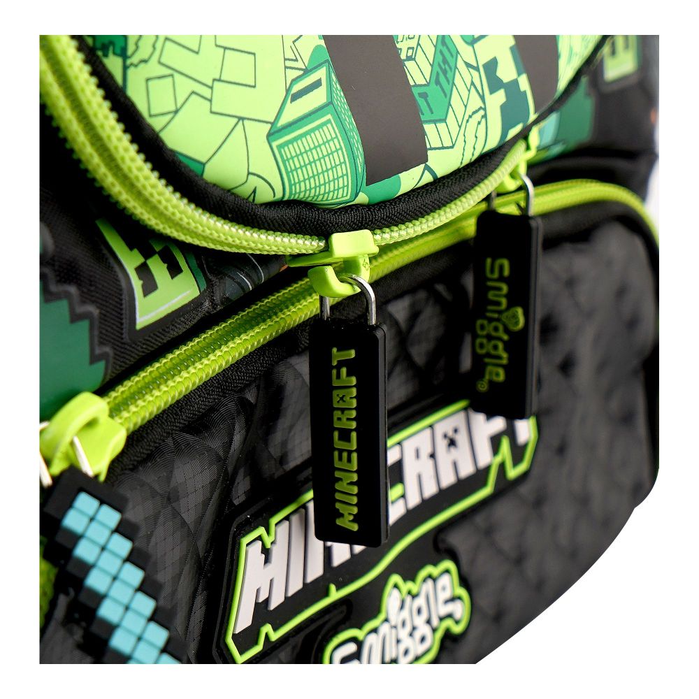 SJ Kids Smiggle Lunch Bag, Mine Craft, SMI-104 - Image 6