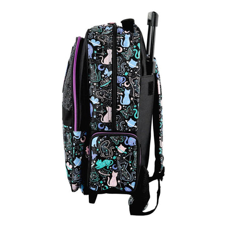 SJ Kids Smiggle Trolly Bag, 18 Inches, Black Cat, SMI-115 - Image 3