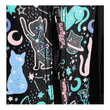 SJ Kids Smiggle Trolly Bag, 18 Inches, Black Cat, SMI-115 - Image 5