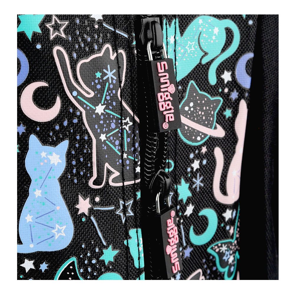 SJ Kids Smiggle Trolly Bag, 18 Inches, Black Cat, SMI-115 - Image 5