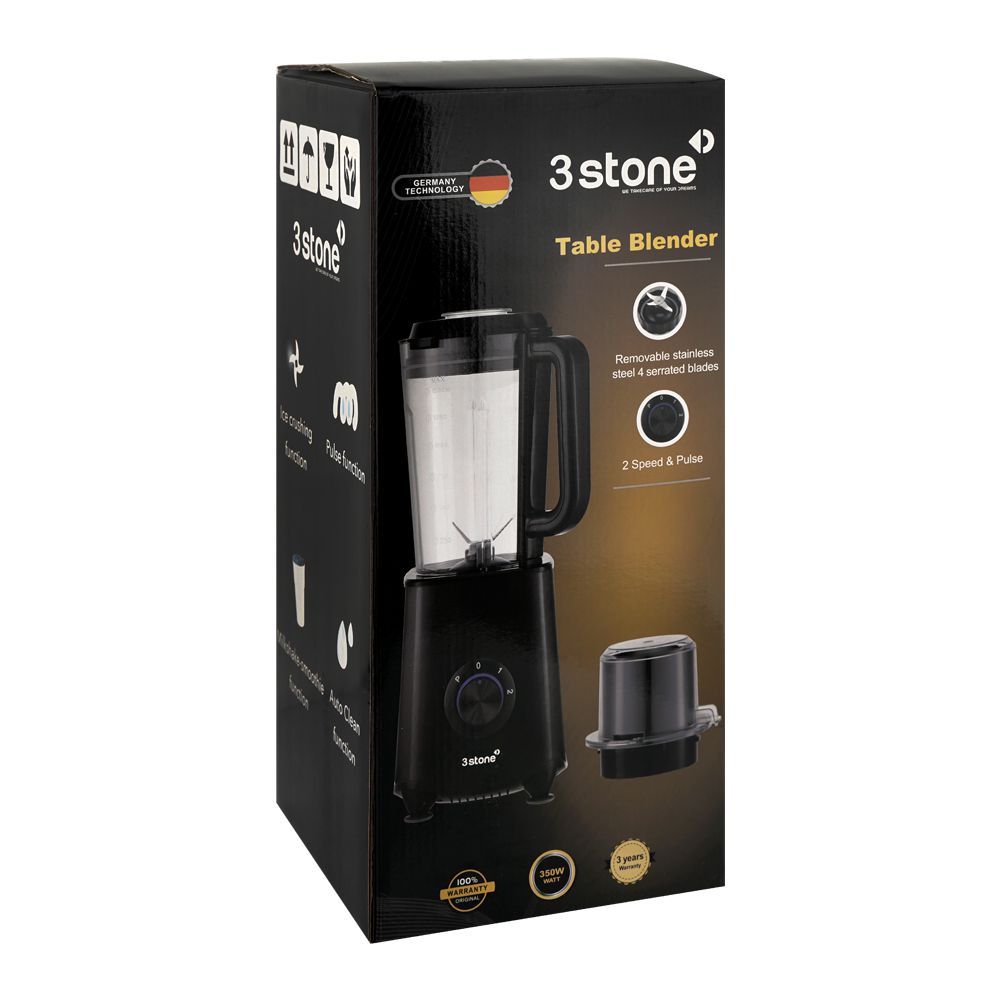 3 Stone Table Blender Set, 350W, 1.5 Liter, SBNR302 - Main Image