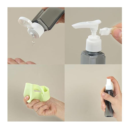 AJF 4-In-1 Travel Dispenser Bottle, Assorted Colour - Image 8