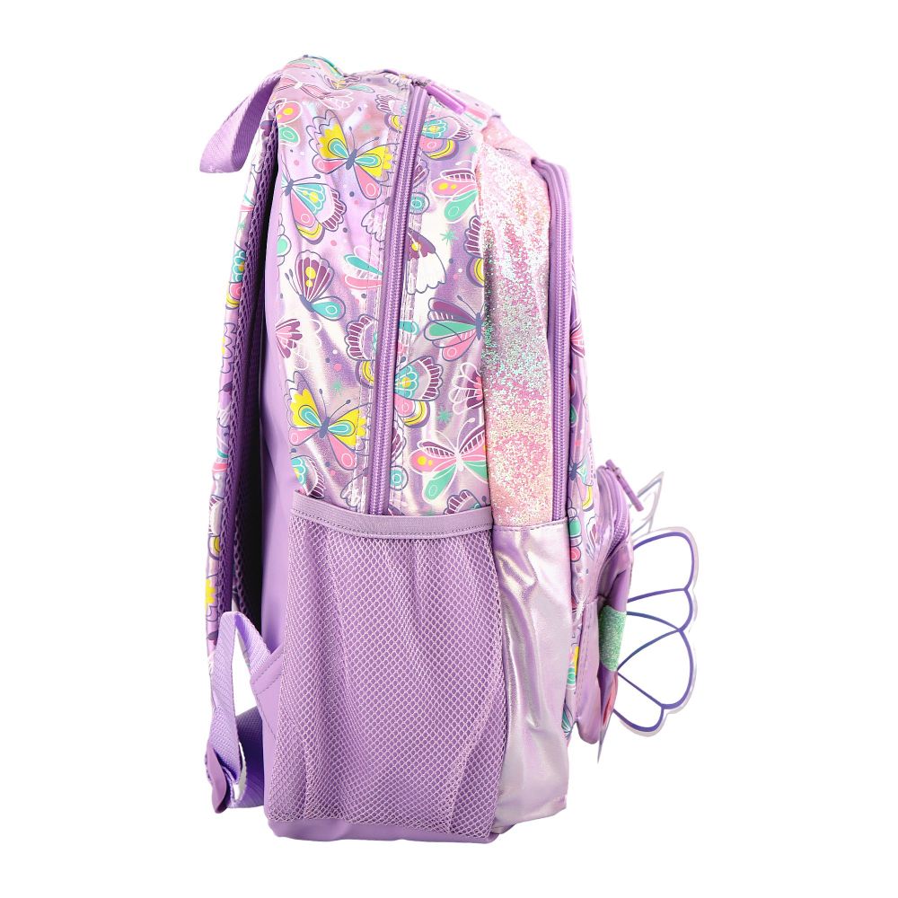SJ Kids Smiggle School Bag, 16 Inches, Butterfly, SMI-124-B - Image 4