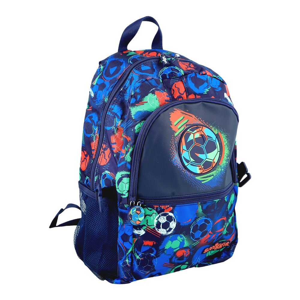 SJ Kids Smiggle School Bag, 16 Inches, Scoccer, SMI-124-B - Main Image