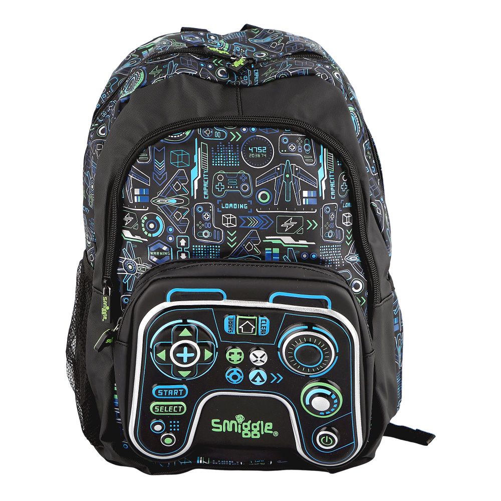 SJ Kids Smiggle School Bag, 16 Inches, Game Console, SMI-124-B - Image 2