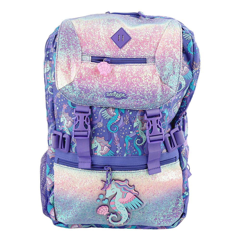SJ Kids Smiggle School Bag, 18 Inches, Sea Horse, SMI-123-B - Image 2