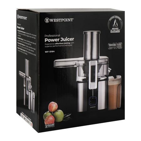 West Point Professional Power Juicer, 1000W, 220-240V, 1.2 Liter + 2 Liters, WF-5164 - Image 2