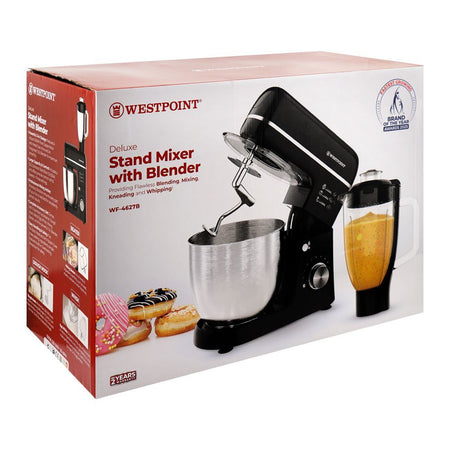 West Point Deluxe Stand Mixer With Blender, 1500W, 220-240V, 5 Liters, WF-4627B - Image 2