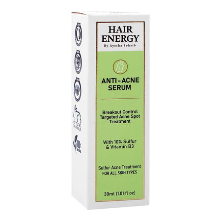 Hair Energy Anti-Acne Serum, Vitamin B3, For All Types Of Skin, 30ml - Main Image