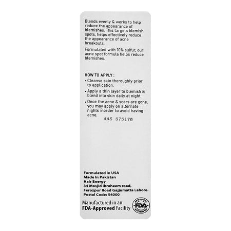Hair Energy Anti-Acne Serum, Vitamin B3, For All Types Of Skin, 30ml - Image 4