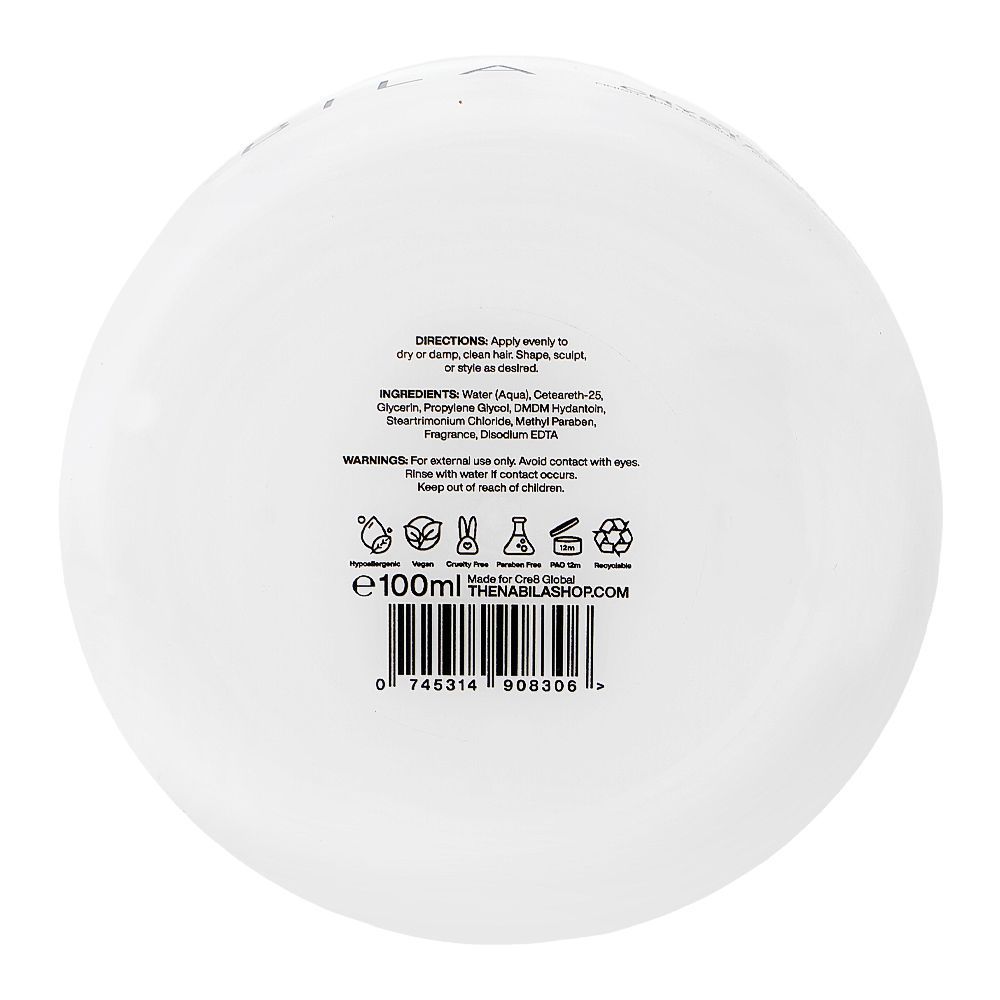 Nabila Hair Experts Style Crystal Wax Subtle Shine Finish, Flexible To Soft Hold, Vegan, Paraben Free, 100ml - Image 4