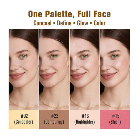 Ucanbe Multi-Use Face Palette, Waterproof, Paraben Free, 26-Pack, STUB183 - Image 4