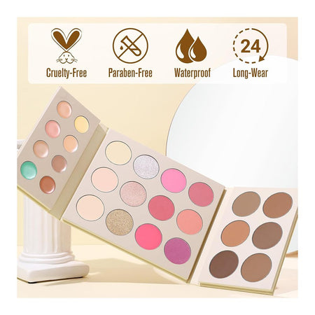 Ucanbe Multi-Use Face Palette, Waterproof, Paraben Free, 26-Pack, STUB183 - Image 5