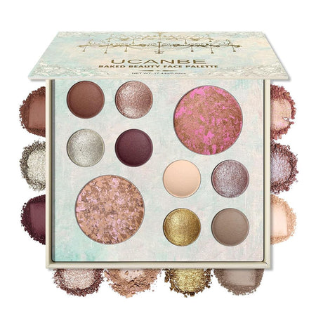 Ucanbe Baked Beauty Face Palette, Waterproof, 10-Pack, STUB203 - Main Image