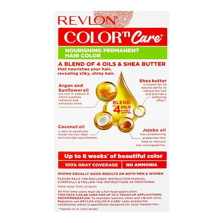 Revlon Color'n Care Nourishing Permanent Hair Color, Ammonia Free, Jojoba Oil, Shea Butter, 5 Light Brown - Image 4
