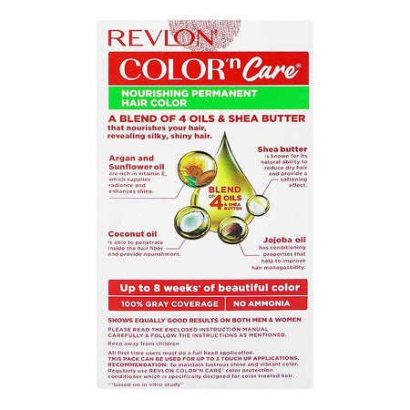 Revlon Color'n Care Nourishing Permanent Hair Color, Ammonia Free, Jojoba Oil, Shea Butter, 3 Darkest Brown - Image 6