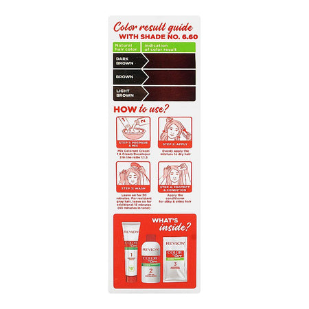Revlon Color'n Care Nourishing Permanent Hair Color, Ammonia Free, Jojoba Oil, Shea Butter, 6.60 Intense Red - Image 2
