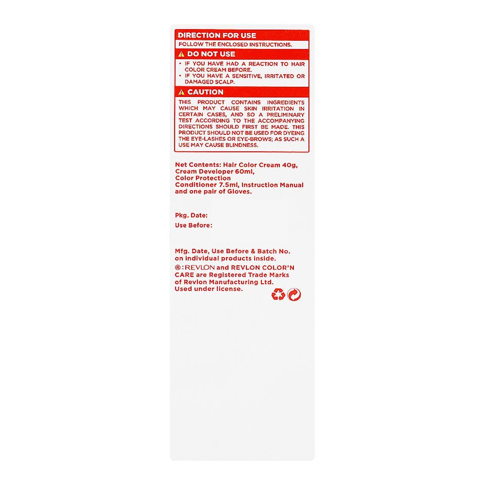 Revlon Color'n Care Nourishing Permanent Hair Color, Ammonia Free, Jojoba Oil, Shea Butter, 6.60 Intense Red - Image 3