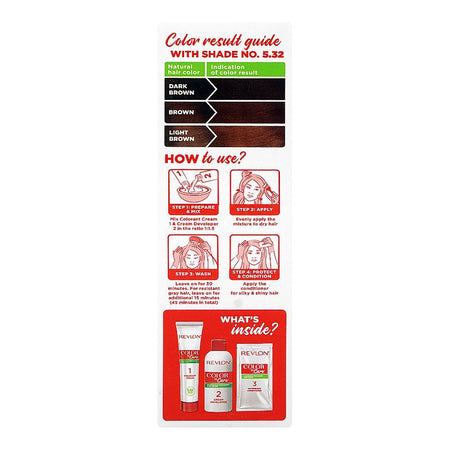 Revlon Color'n Care Nourishing Permanent Hair Color, Ammonia Free, Jojoba Oil, Shea Butter, 5.32 Caramel Brown - Image 2