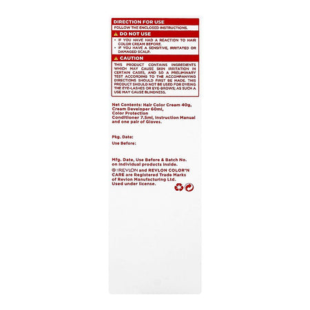 Revlon Color'n Care Nourishing Permanent Hair Color, Ammonia Free, Jojoba Oil, Shea Butter, 1 Natural Black - Image 3