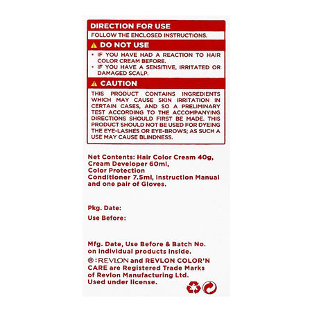 Revlon Color'n Care Nourishing Permanent Hair Color, Ammonia Free, Jojoba Oil, Shea Butter, 1 Natural Black - Image 4
