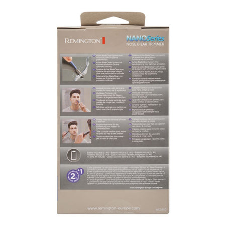 Remington Nano Series Nose & Ear Trimmer, Showerproof, NE3850 - Image 3