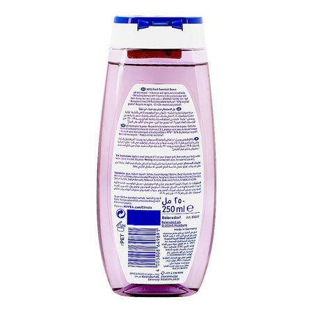 Nivea Fresh Powerfruit Wild Berry Scent Fresh Shower Gel, Vitamin C & E, 250ml - Image 2