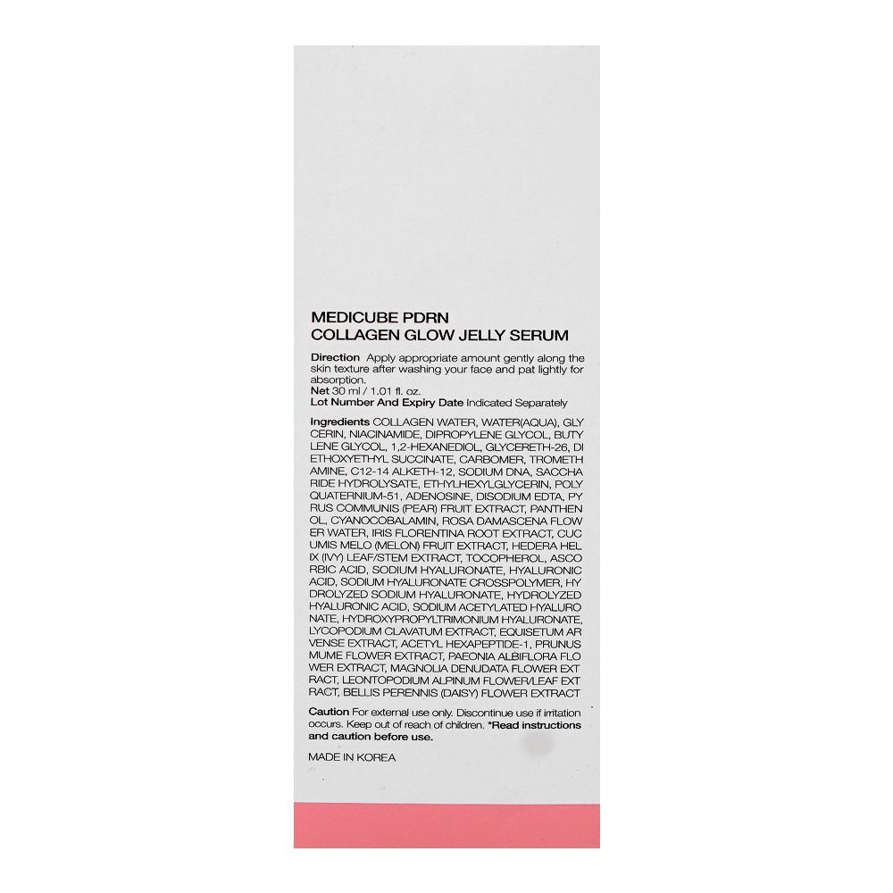 Medicube PDRN Collagen Glow Jelly Serum, Niacinamide, Hyaluronic Acid, For Radiant Skin, 30ml - Image 2