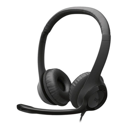 Logitech USB-C Computer Headset, Black, H390, 981-001577 - Main Image