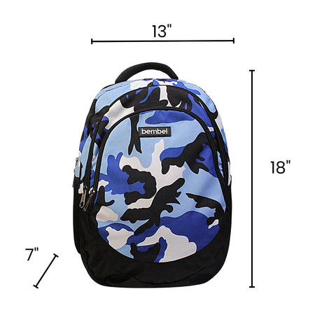 Bembel 18 Inch School Backpack, For 3 To 5 Grade, 27 Liters, Camou Blue, 100285 - Image 7