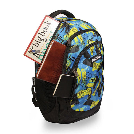 Bembel 18 Inch School Backpack, For 3 To 5 Grade, 27 Liters, Game On, 100289 - Image 3