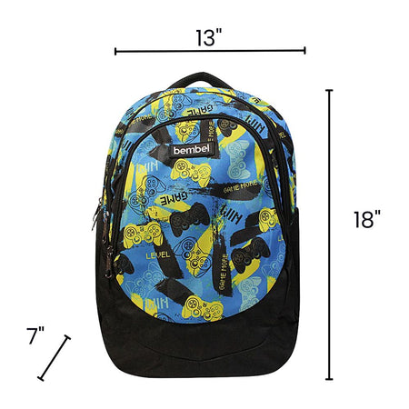 Bembel 18 Inch School Backpack, For 3 To 5 Grade, 27 Liters, Game On, 100289 - Image 7