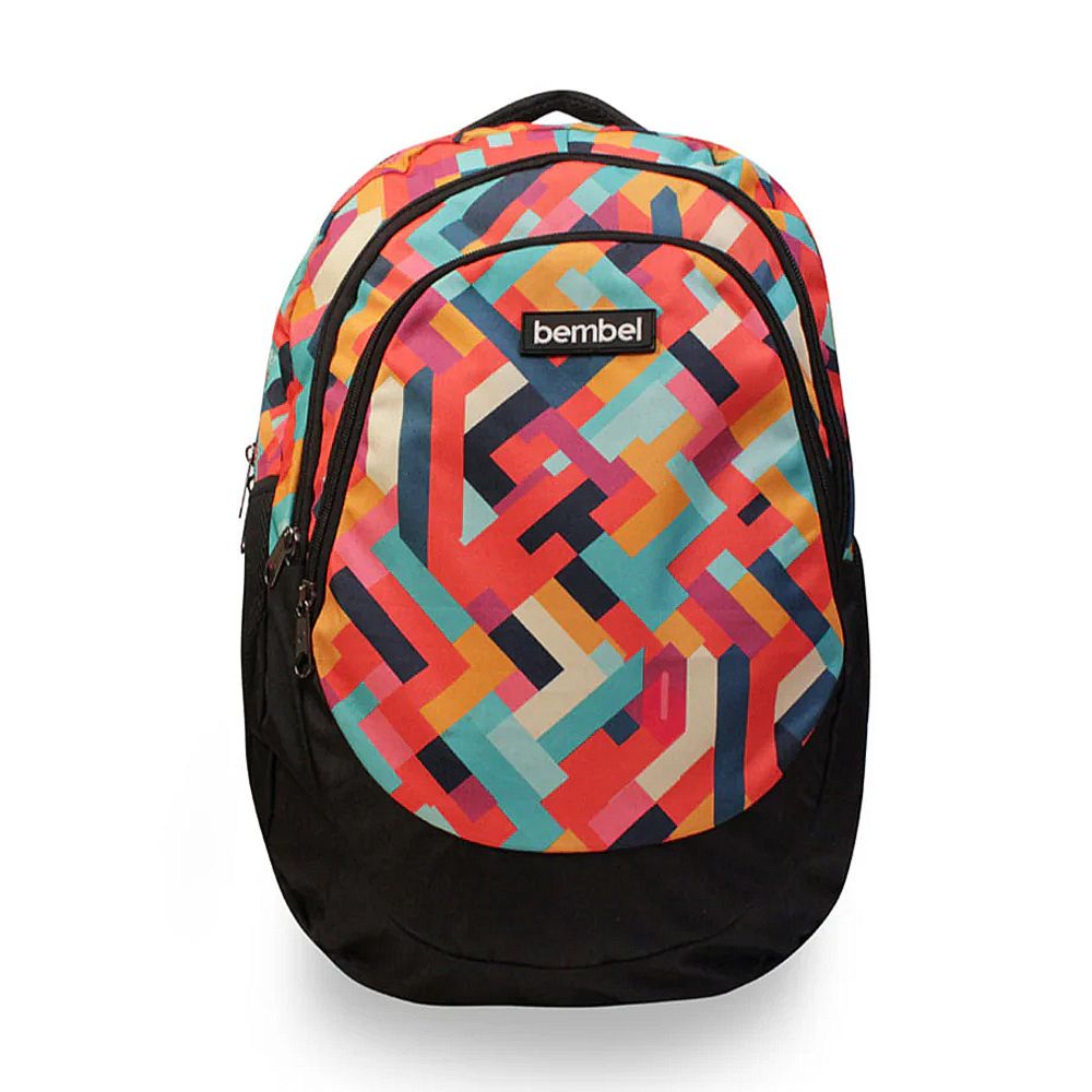 Bembel 18 Inch School Backpack, For 3 To 5 Grade, 27 Liters, Chevron, 100290 - Main Image
