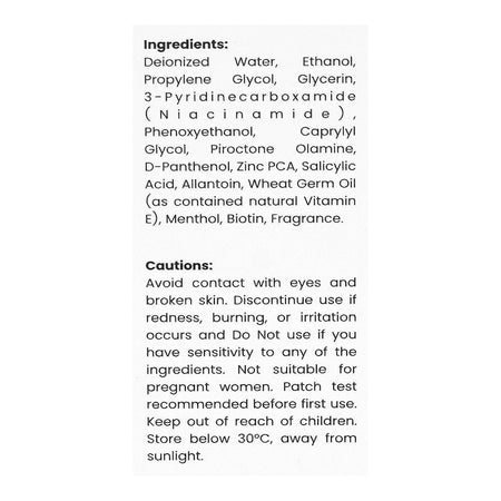 Jen Pharm Sebronil Anti Dandruff Drops, Niacinamide, Salicylic Acid, For All Types Of Skin, 50ml - Image 4