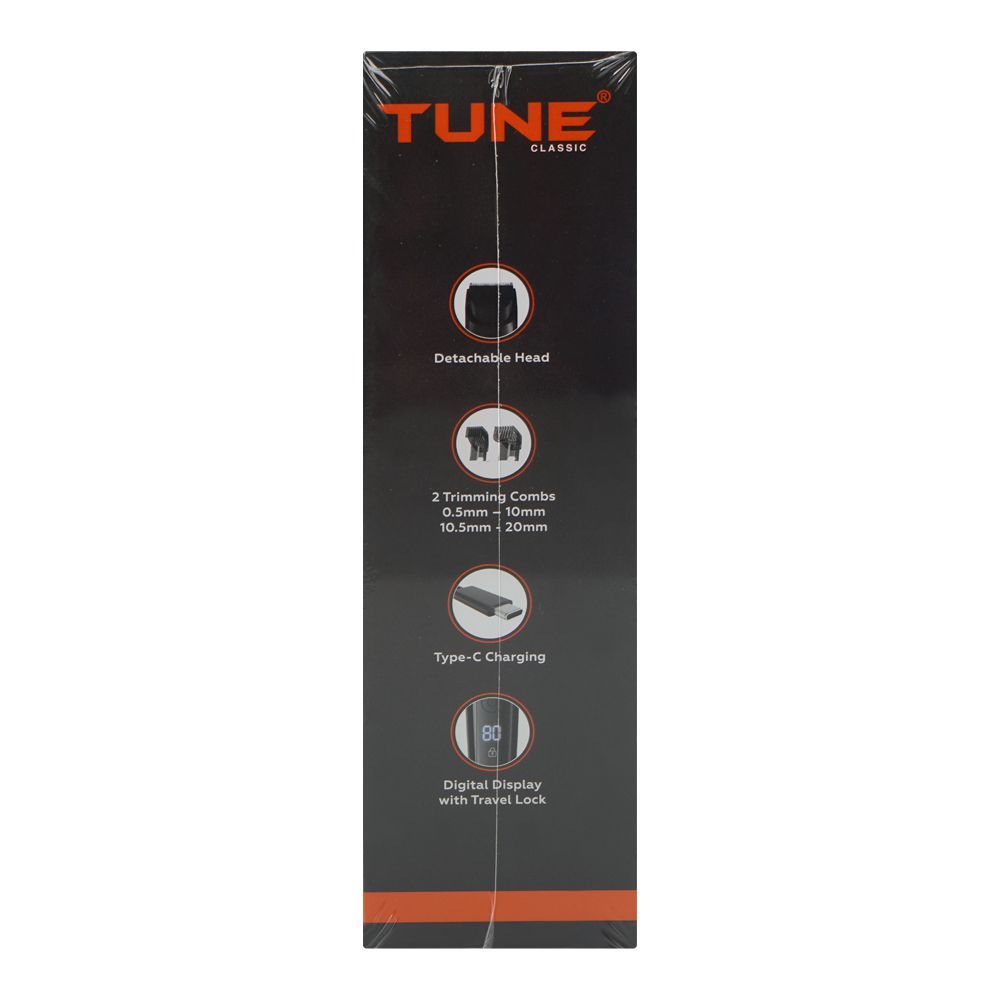 Tune Classic High-Precision Beard Trimmer, IPX7 Waterproof, 120 Minutes Rumtine, TR-305 - Image 7