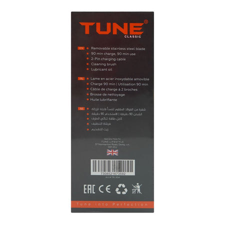 Tune Classic High-Precision Beard Trimmer, 1.5 Hours Runtime, TR-304 - Image 5